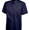 Uneek Mens Pinpoint Oxford Half Sleeve Shirt