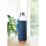 Branded Glass bottle in pouch 500 ml