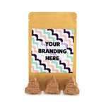 Kraft Pouch of 3 Tree-Shaped Seed Bombs