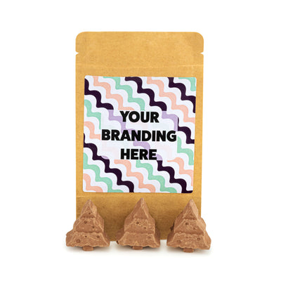 Kraft Pouch of 3 Tree-Shaped Seed Bombs