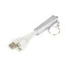 5 In1 Light Up Charger Keyring With Split Ring And Chain