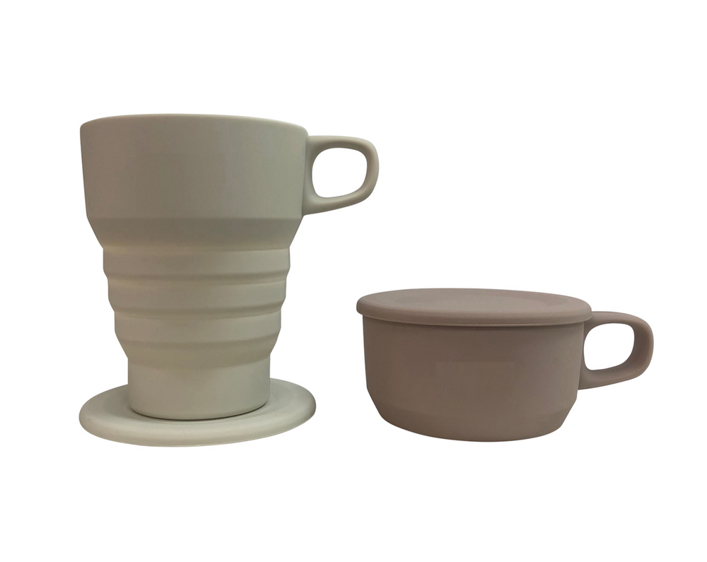 Collapsible Mug with Lid