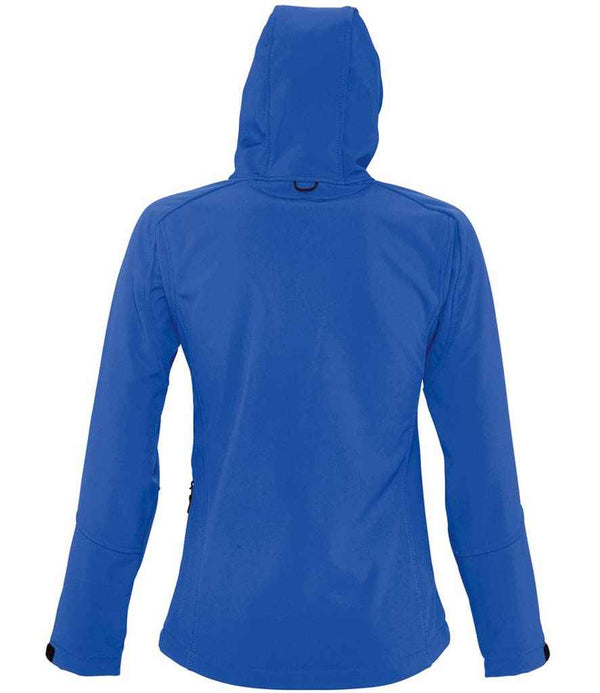 SOL'S Ladies Replay Hooded Soft Shell Jacket Royal Blue