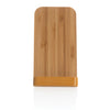 Branded Bamboo 5W wireless charging stand