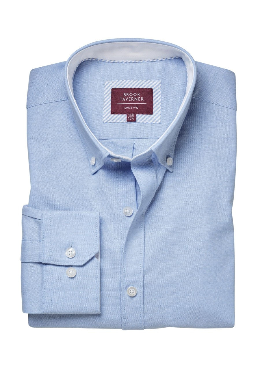 Branded Brook Taverner Lawrence Stretch Oxford Shirt