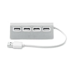 Branded 4 port USB hub with cable