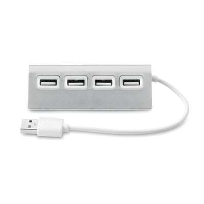 Branded 4 port USB hub with cable