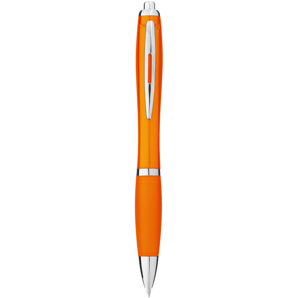 Nash ballpoint pen coloured barrel and grip