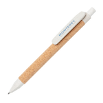 Branded Write wheatstraw and cork pen