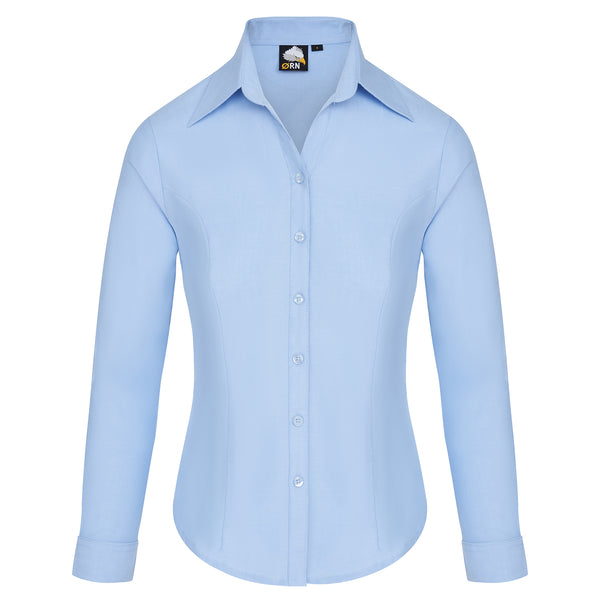 Orn The Classic Ladies Oxford L/S Blouse