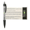 Droop Banner message pen in black with branding to the banner