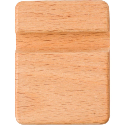 Branded Lausanne Beech wood phone holder