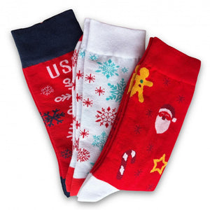 Custom Logo Socks - Jacquard Knitted Cotton