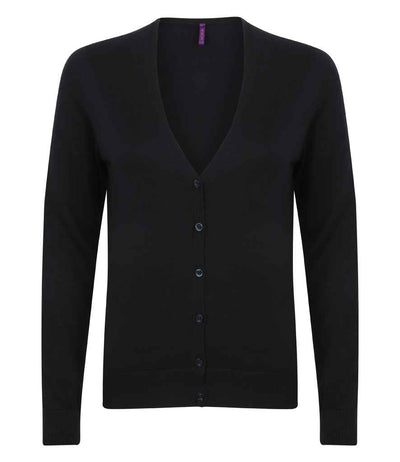 Branded Henbury Ladies Lightweight V Neck Cardigan