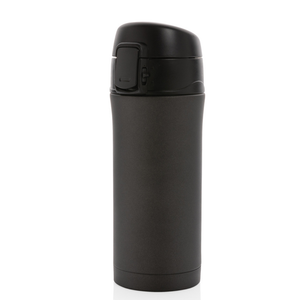 Metallic easy lock vacuum mug