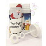 Bubble Blower with Santa Shaped Wrap