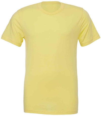 Canvas Unisex Crew Neck T-Shirt Yellow