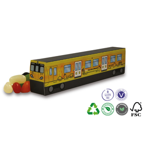 Replica Tube Train with Jelly Beans