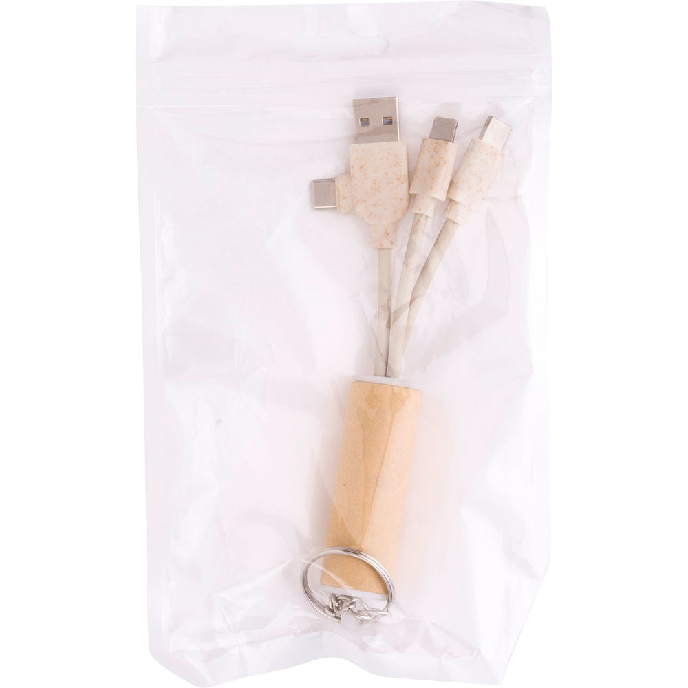 Branded Gravelbed USB charger keyring