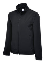 Branded Classic Full Zip Soft Shell Jacket