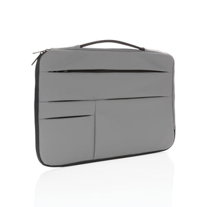 Smooth PU 15.6" laptop sleeve with handle