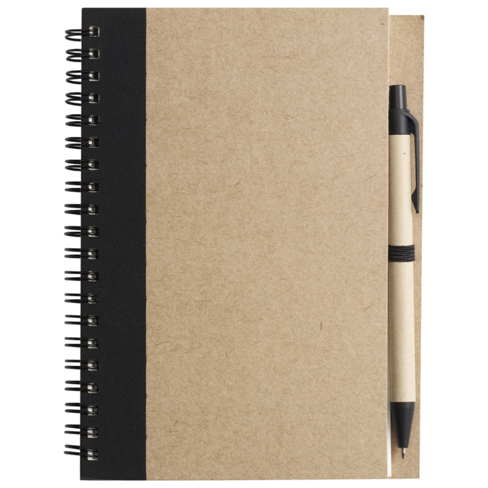 Branded Smithen Cardboard notebook with ballpen