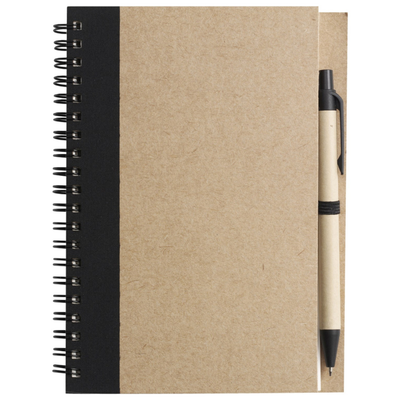 Branded Smithen Cardboard notebook with ballpen