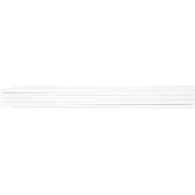 Branded Nizels 2m foldable ruler (white)