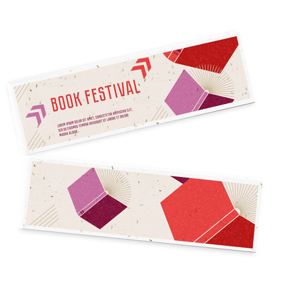 Seeded Paper Small Bookmarks (2PP)
