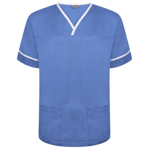 Behrens Contrast Trim Smart Scrub Top