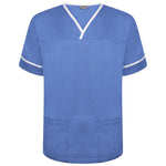 Behrens Contrast Trim Smart Scrub Top