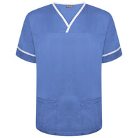 Behrens Contrast Trim Smart Scrub Top