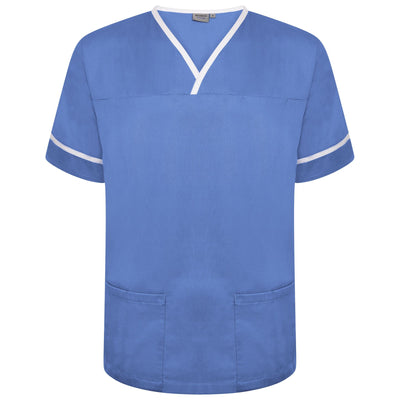 Behrens Contrast Trim Smart Scrub Top