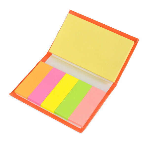 Branded Hardback Flag Pad Sticky Note Book - matt finish