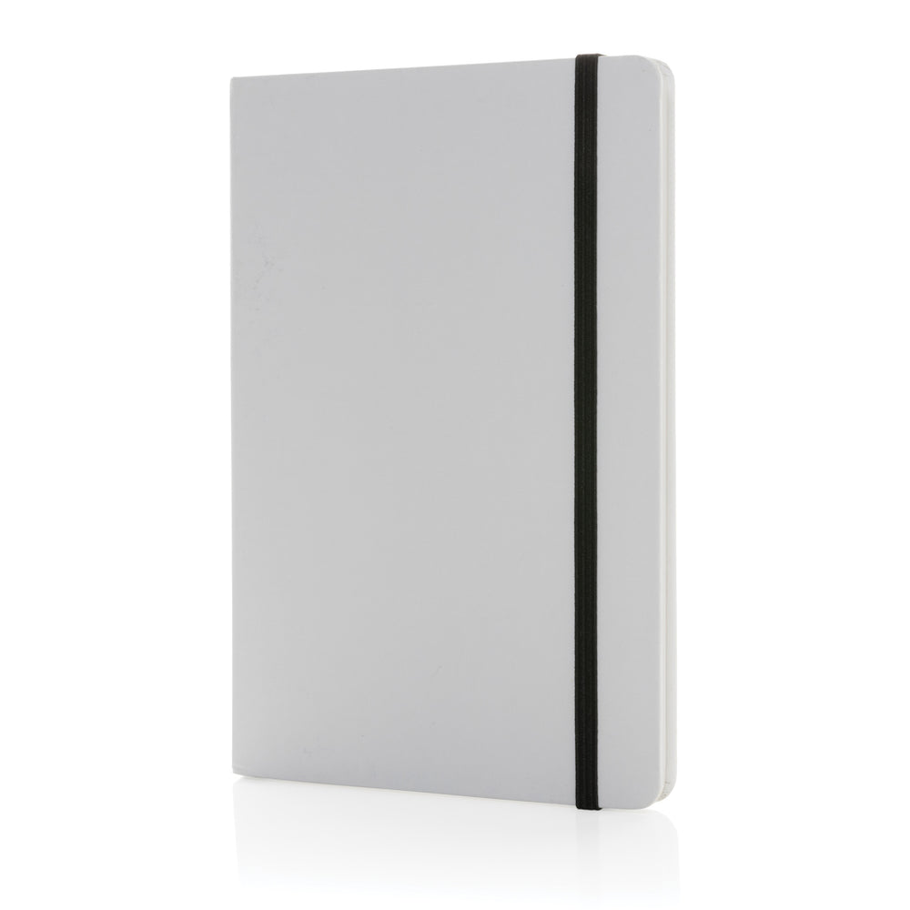 Branded Craftstone A5 recycled kraft and stonepaper notebook