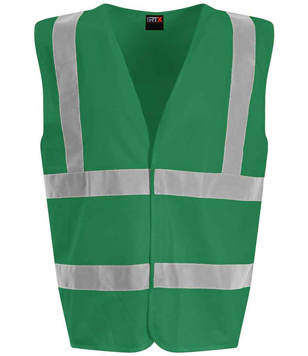 Pro RTX High Visibility Waistcoat Kelly Green