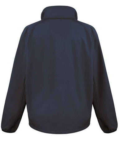 Result Core Printable Soft Shell Jacket Navy/Royal Blue