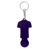 Football Shirt Shaped Trolley Coin Keyring