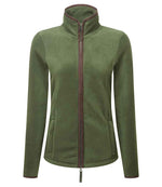 Premier Ladies Artisan Fleece Jacket Moss Green/Brown