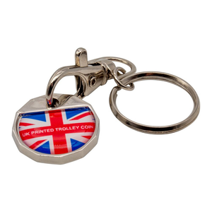 Express Metal Trolley Coin Keyring