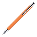 MOLE-MATE ball pen with chrome trim Amber