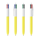 BIC® 4 Colours ballpen White/Yellow