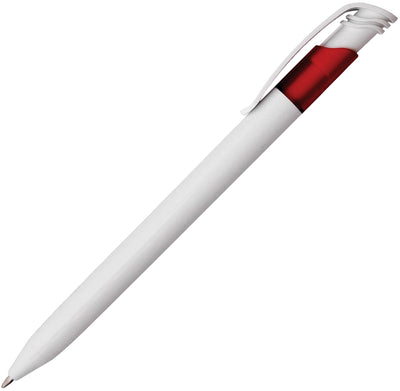KODA ball pen WHITE barrel with trim