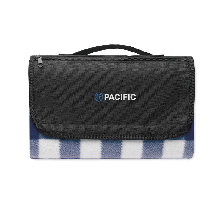 Branded RPET fleece blanket 150 gr/m²