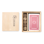 Branded Cards and dices in box