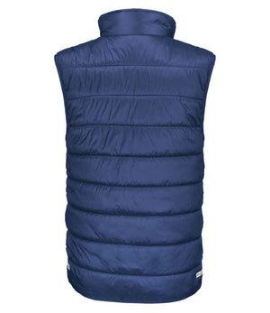 Result Core Kids Padded Bodywarmer Navy/Lime Green