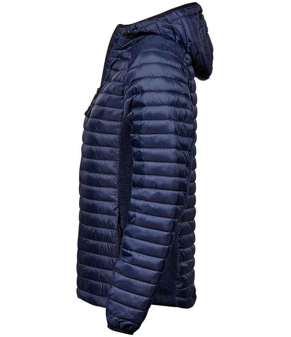 Tee Jays Ladies Crossover Hooded Padded Outdoor Jacket