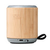 Branded 5.0 wireless Bamboo speaker with Strap