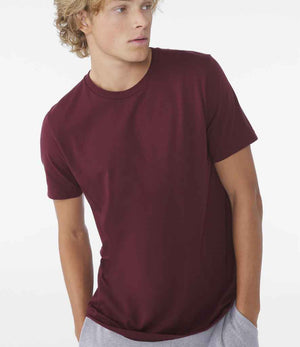 Canvas Unisex Crew Neck T-Shirt Maroon
