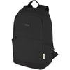 Branded Joey 15.6" GRS recycled canvas anti-theft laptop backpack 18L